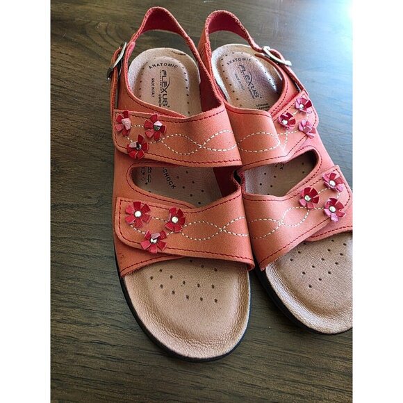 Leather Spring Step Women's Ceri Flat Sandal made in Italy size 7.5 - Picture 14 of 16